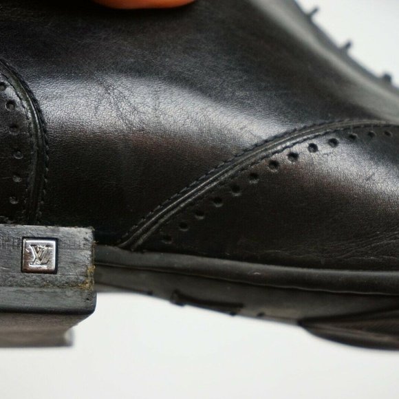 Louis Vuitton “Phat” Black Leather Boroque Cap Toe - Picture 2 of 8